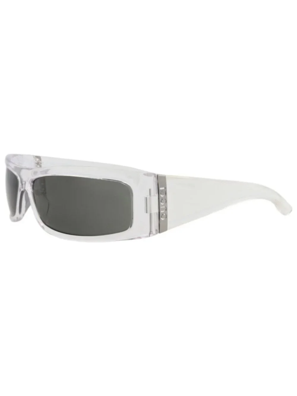 New Gucci Women's Sunglasses Shield Wrap Injection Frame Mens Crystal Crystal